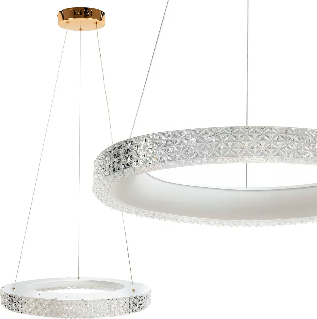 Lampe de Salon Suspendue 60cm Rose Gold Toolight MS002-CP Elégante