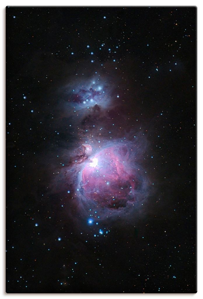 ARTland Leinwandbild Orionnebel im Sternbild Orion Größe: 60x90 cm