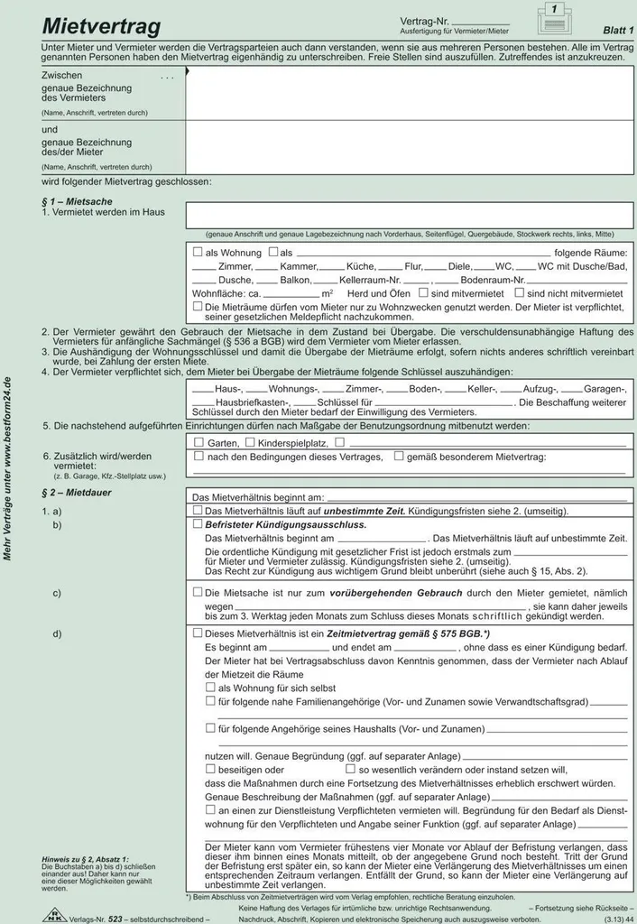 Contrat de location RNK 524 A4 : évitez les litiges lors de l'état des lieux