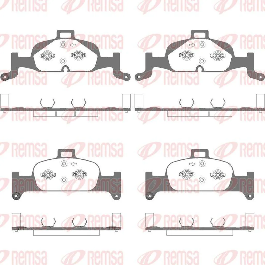Plaquettes de Frein à Disque OE 4K0698151AB pour Audi A6 4A et A7 4K