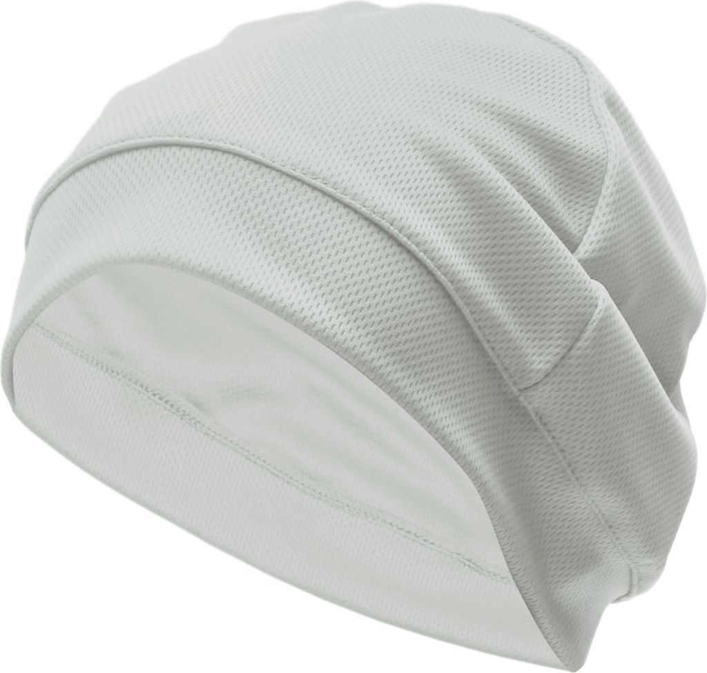 Fahrradmš¹tze Schwei?ableitend Atmungsaktiv Helm-Innenfutter Baiku Silk Mesh Fabric Hellgrau 29x14cm/11.42"x5.51" 1 Stš¹ck