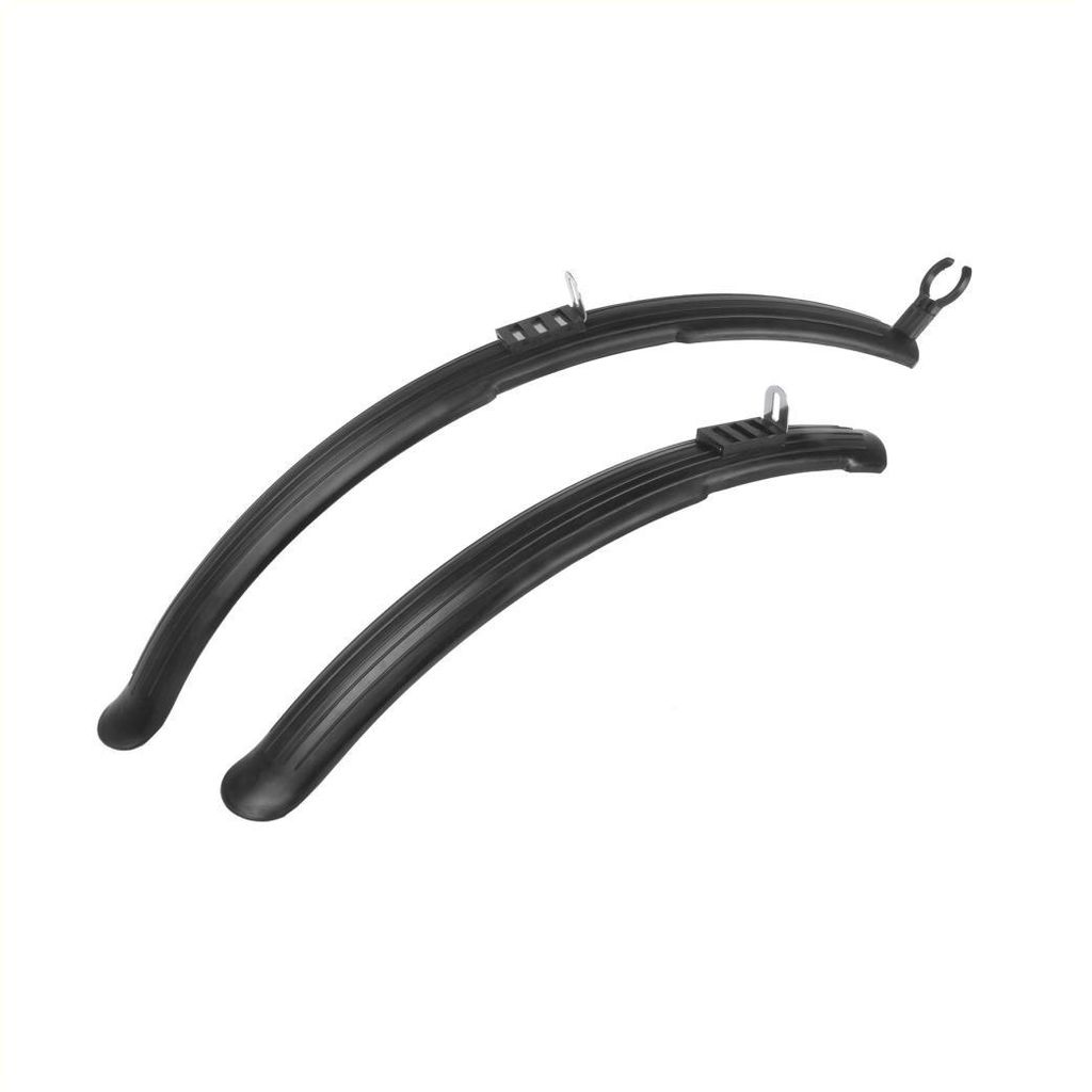 Schutzblech Set 26" ECO VR + HR Kunststoff Steckbefestigung schwarz