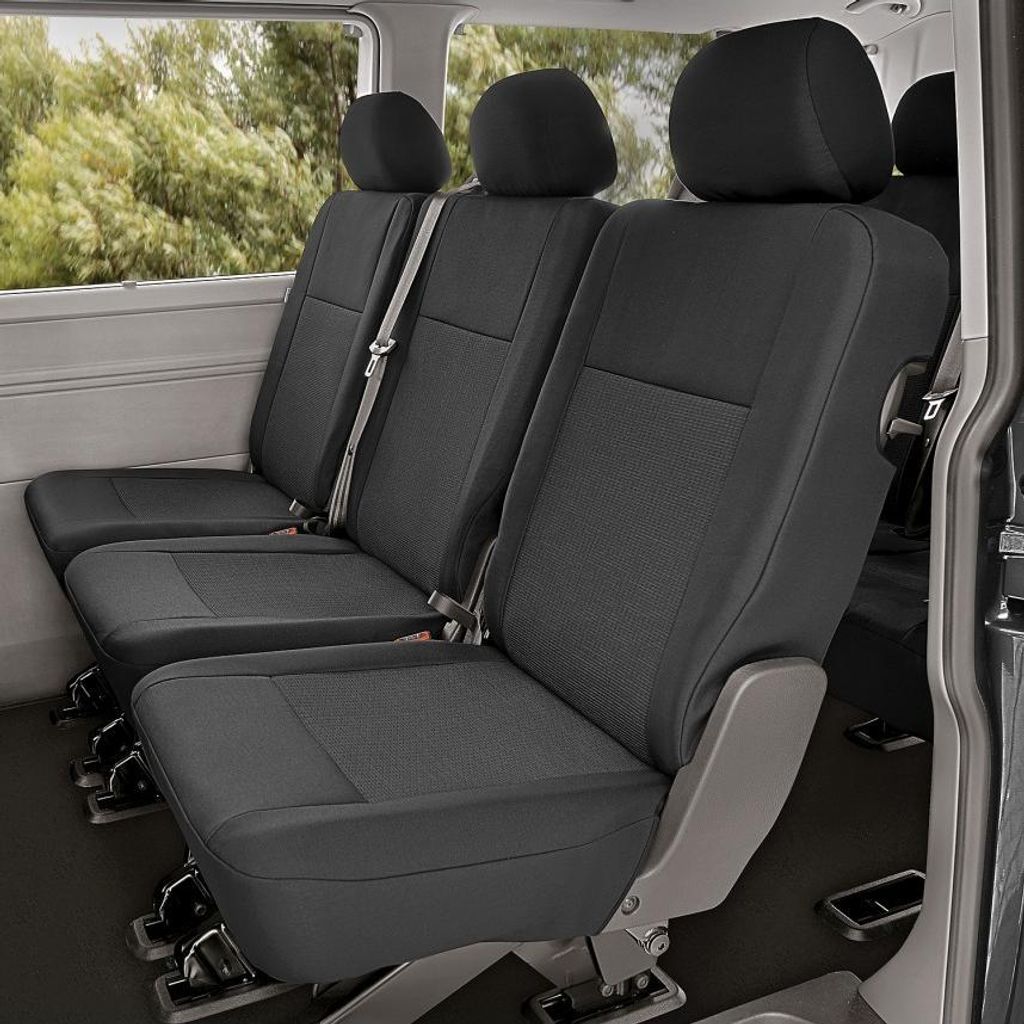Maß-Sitzbezüge kompatibel mit VW T6 2015- 2te-Reihe (3x Einzelsitz) Z460687