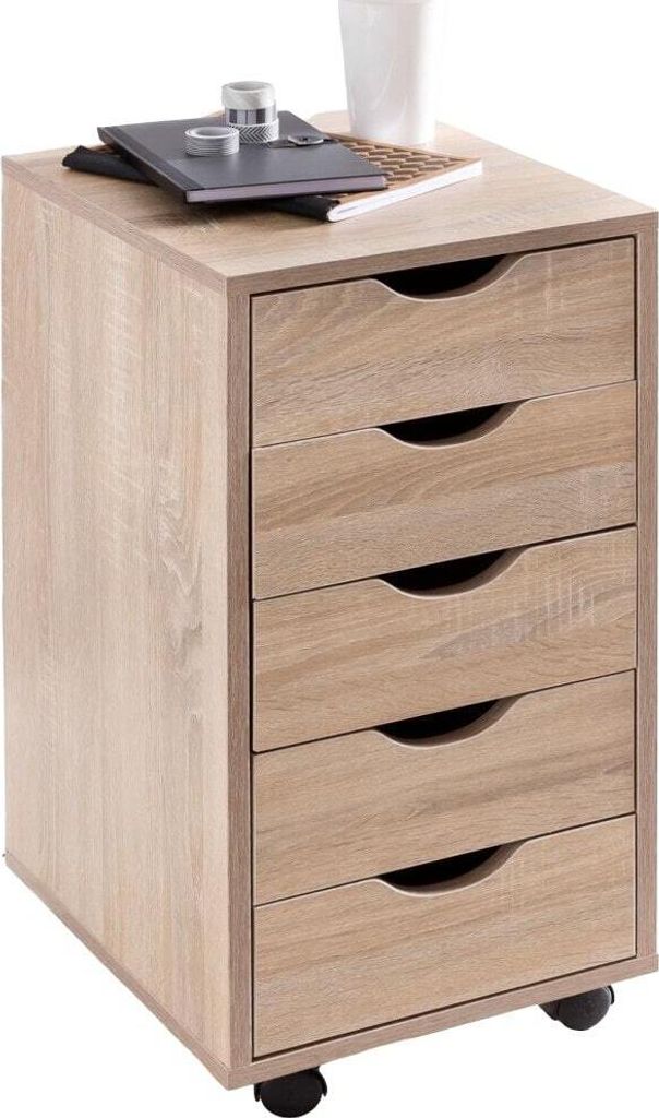 Brüxxi Komoda se zásuvkami Toni, 64 cm, dub Obrázek produktu 