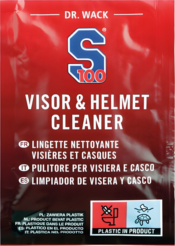 S100 Visier- und Helmreiniger Tuch