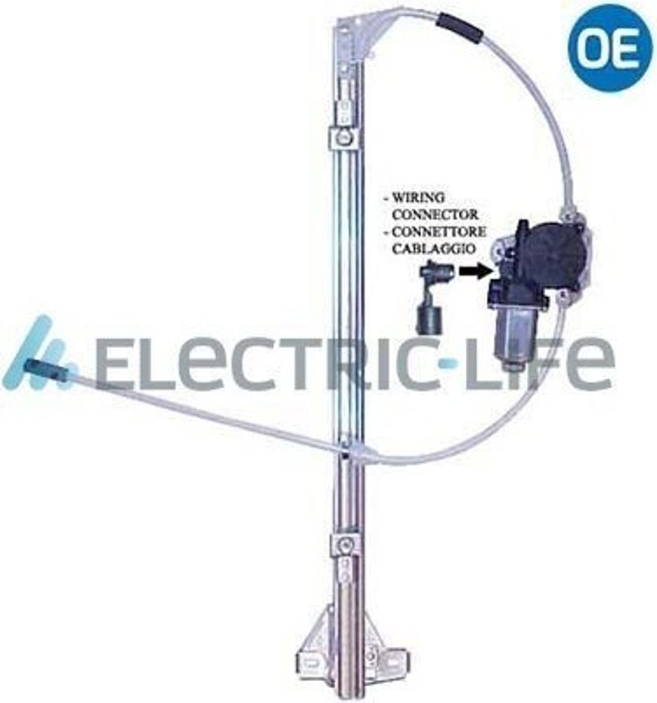 ELECTRIC LIFE ZR ZA29 L Elektrischer Fensterheber Links für RENAULT MASTER II Kasten (FD) MASTER II Pritsche/Fahrgestell (ED/HD/UD) MASTER II Bus ...