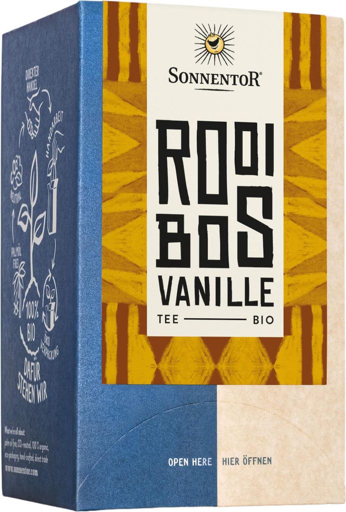 Rooibos Vanille Tee 18 Beutel von Sonnentor