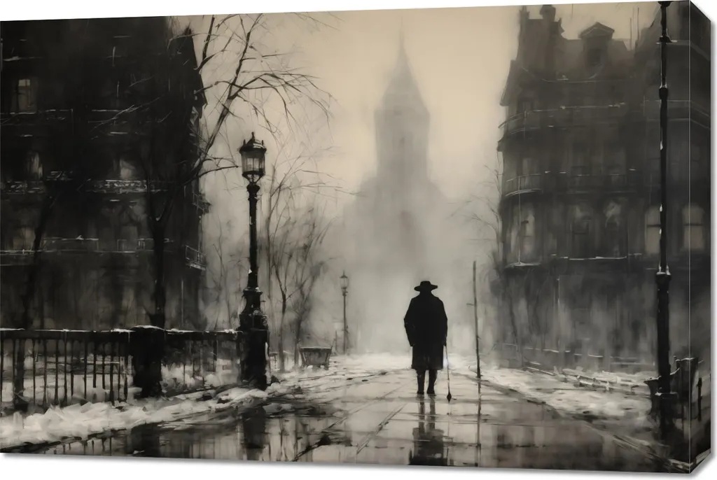 Offerta Quadro 90x60 Nebbia su Londra | Miglior Rapporto Qualità Prezzo