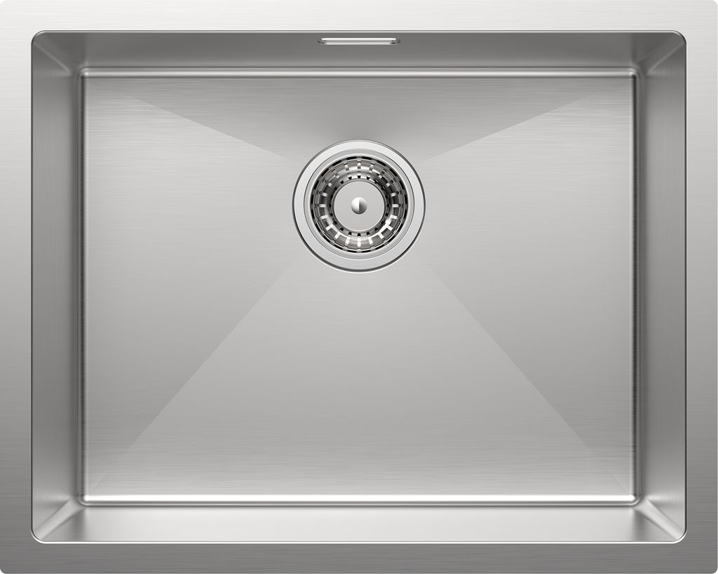 Auralum Edelstahl Spüle, 55 cm x 44 cm Küchenspüle, Waschbecken Küche, mit Siphon und Überlauf, für ab 60 cm Küchenschrank, einfache Install...