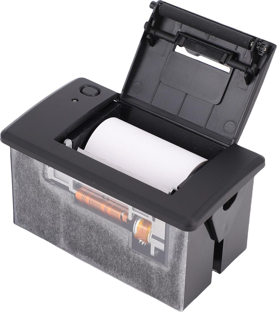 Embedded Thermal Receipt Printer Serial Port Microcontroller Secondary Development MCU Printing Module USB TTL 232 BT Port Black