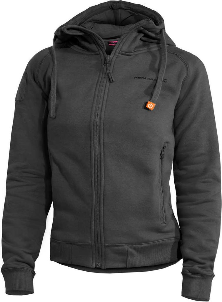 Pentagon Aphrodite Reißverschlusspullover Schwarz S Damen Schwarz S