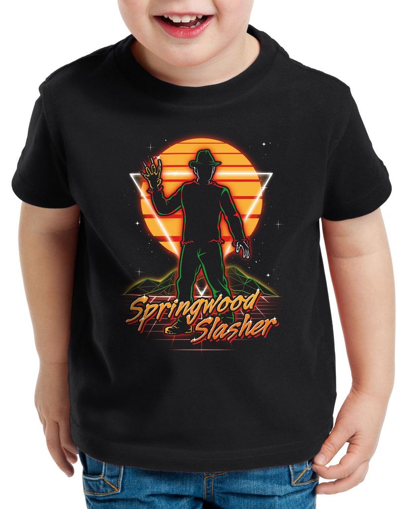 style3 Retro Springwood Slasher T-Shirt für Kinder
