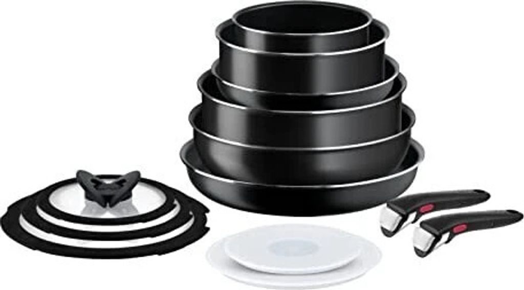Tefal Kochgeschirr Topf Pfannenset Haushalt Easy On 13 teilig ab