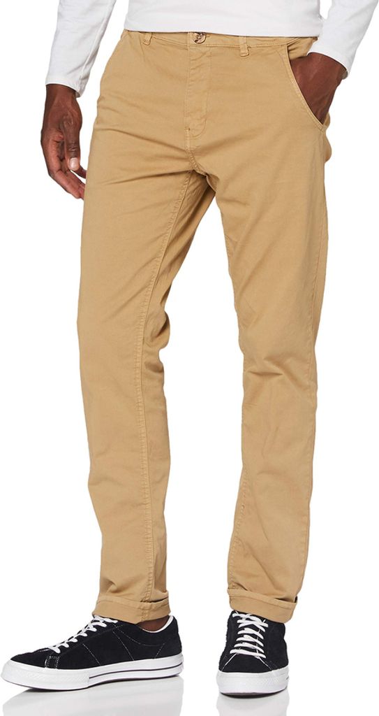 Blend BHNight Herren Chino Hose Stoffhose Chinohose mit Stretch Slim Fit