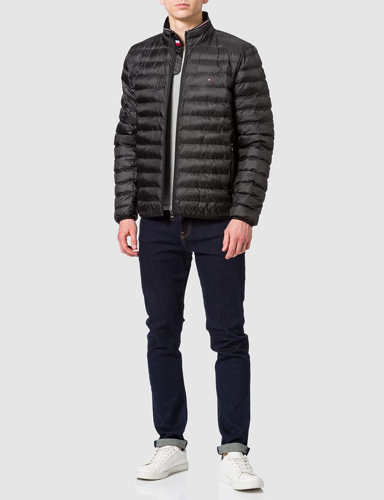 Tommy Hilfiger Core Packable Circular Jacket Black - Large Zdjęcie produktu 2