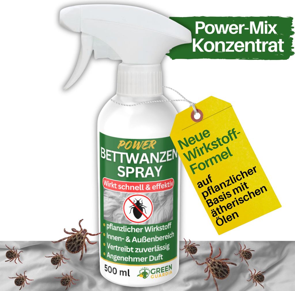 Bettwanzen Abwehrspray Power-Konzentrat 500 ml – Mittel Produktbild 