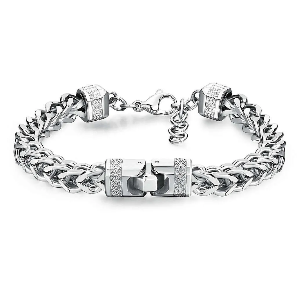 Brosway Knocker Bracciale Argento Uomo | Offerta Esclusiva Online
