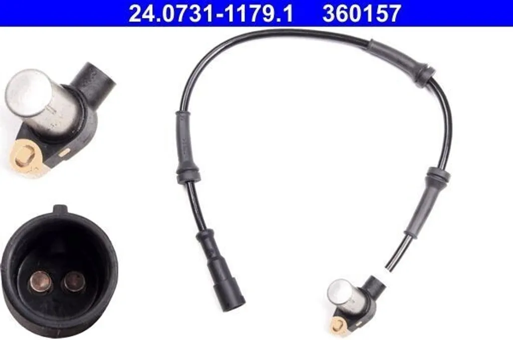 Capteur ABS ATE 24.0731-1179.1 pour Renault Twingo I (C06/S06) - OE 7700830227