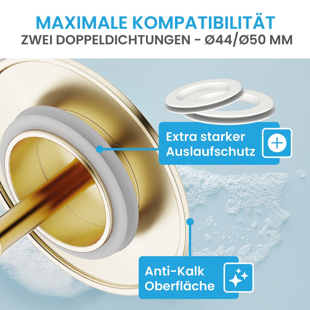 Bächlein Universal Badewannenstöpsel - Abfluss-Stopfen aus Produktbild 3