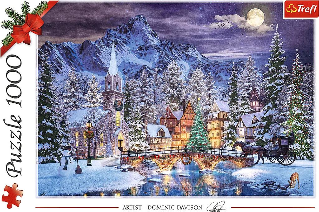 Trefl Puzzle świąteczne 1000 el. XMAS Świąteczna atmosfera, Zdjęcie produktu 