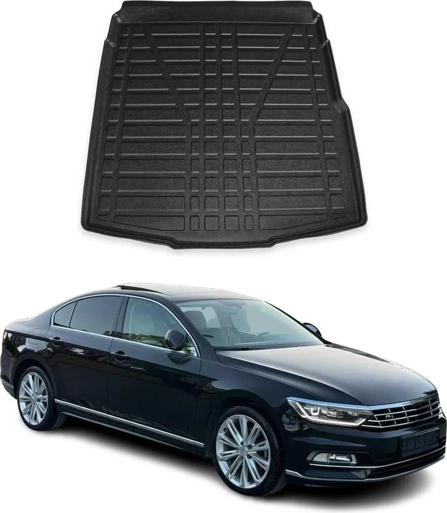 Vasca Baule Premium per VW Passat 2015-2025 | Eccellenza in Gomma TPE