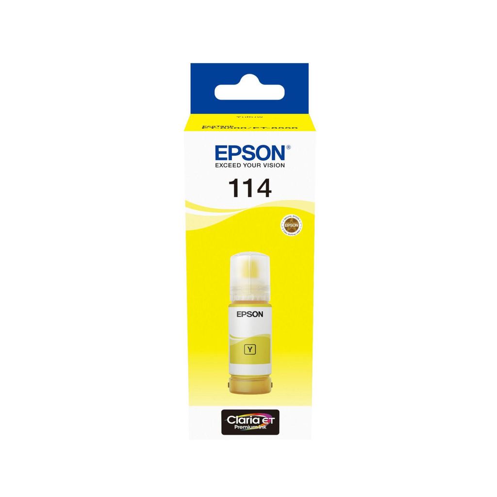 Epson EcoTank yellow T 114 70 ml               T 07B4 Produktbild 