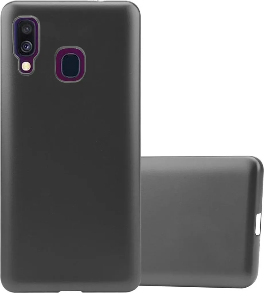 Cadorabo copertura protettiva per Samsung Galaxy A40 in grigio Custodia per cellulare Custodia in silicone TPU Cover Case