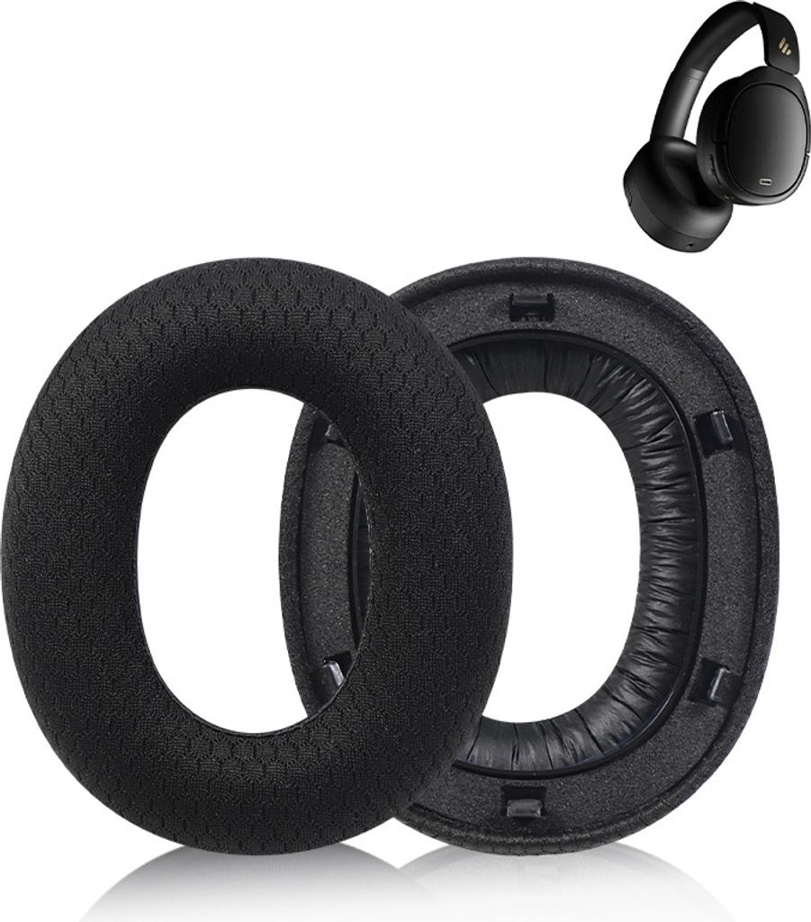 INF Schwarze Mesh-Gewebe-Ohrpolsterbezüge für Edifier W860NB Pro
