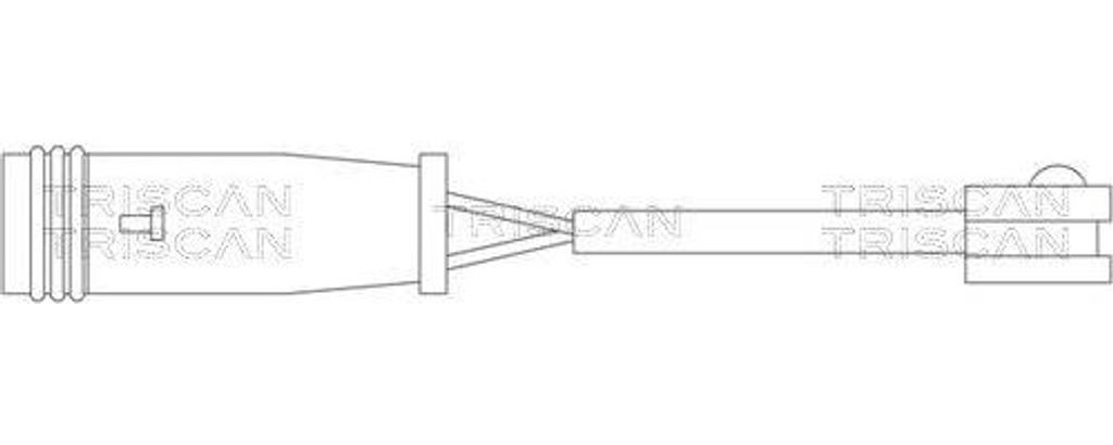 TRISCAN Warnkontaktsatz Bremsbelagverschleiß 8115 10012 Hinten für VW CRAFTER 30-50 Kasten (2E) 85mm