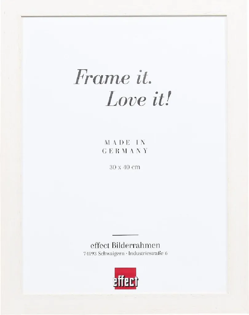 Cornice Bianca Moderna 21x29,7 cm per Quadri e Diplomi - Vetro Artistico