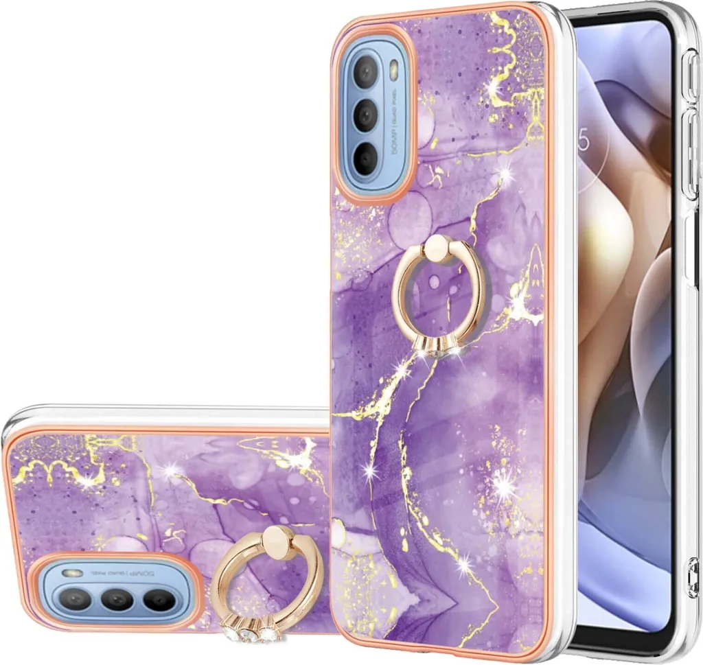 Cover Motorola G41 G31 Silicone TPU Antiurto con Stand Magnetico