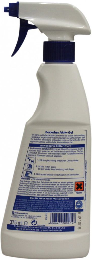 Dr.Beckmann Backofen Aktiv-Gel Spray 375ml Produktbild 6