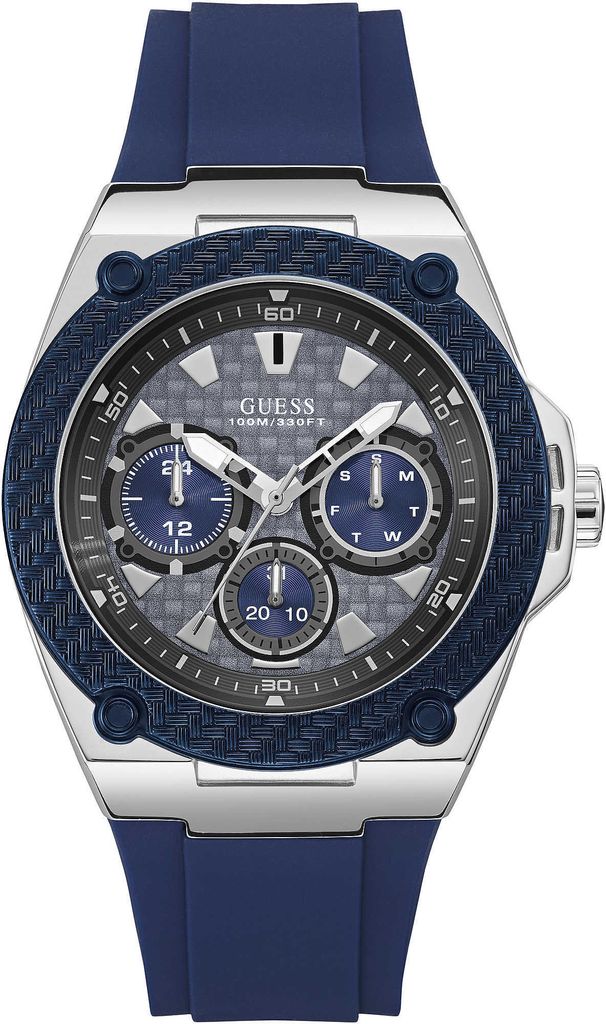 Guess W1049G1 Herren-Armbanduhr, Edelstahl-Gehäuse Produktbild 