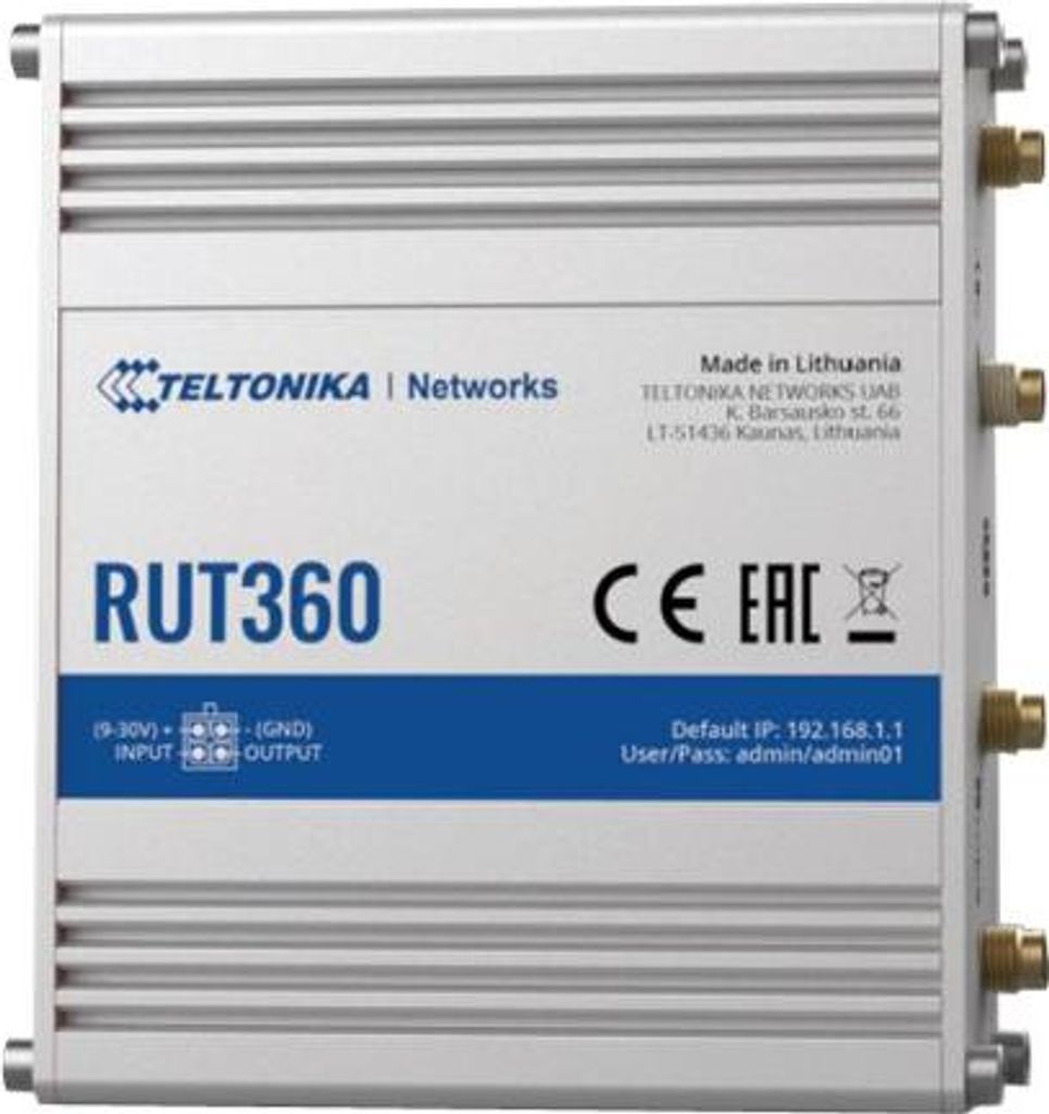 TELTONIKA RUT360 LTE/4G/3G Industrie Router Produktbild 