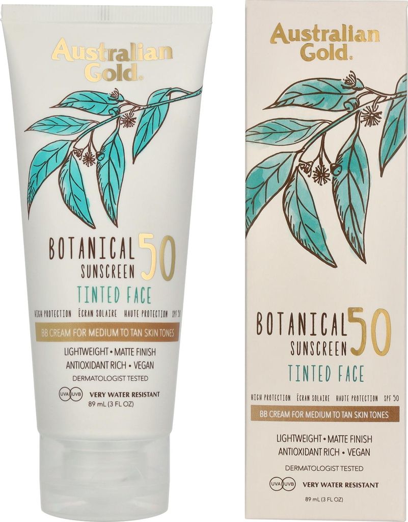 Medium-Tan Australian Gold Botanical Sunscreen Tinted Face Produktbild 