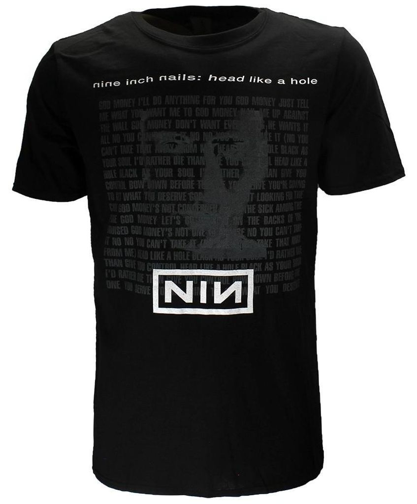Nine Inch Nails Head Like A Hole T-Shirt – Offizielles Merchandise - L