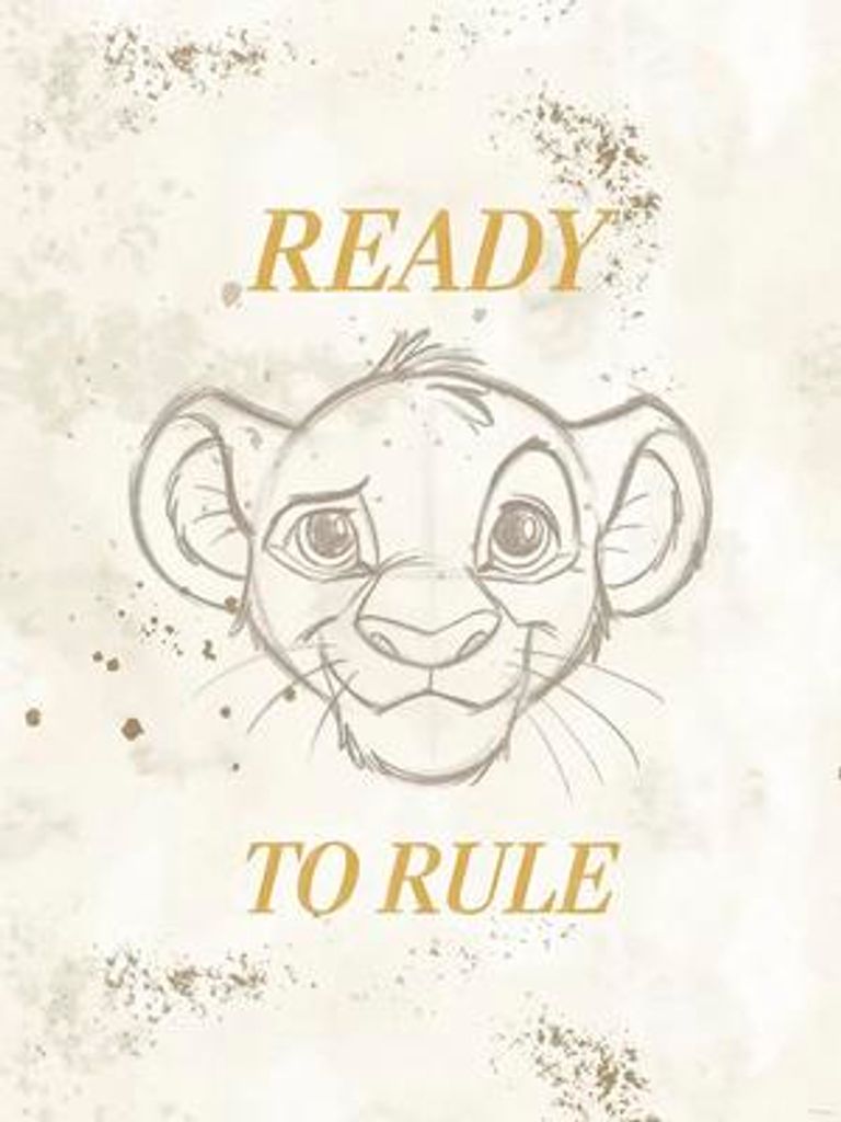 Poster Disney The Lion King Ready to Rule 30x40 cm