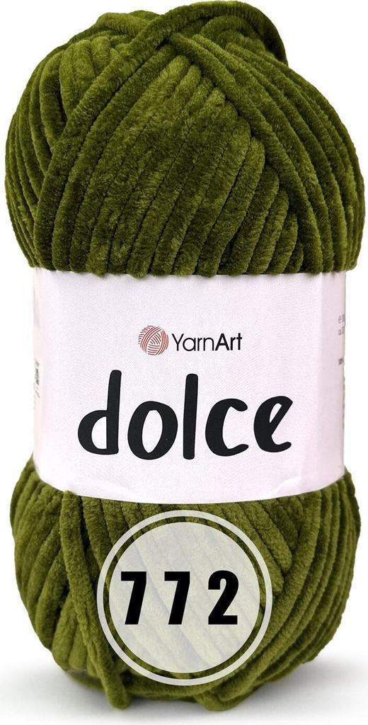 YarnArt Dolce Chenille Strickgarn 100g Lauflänge 120m, Produktbild 