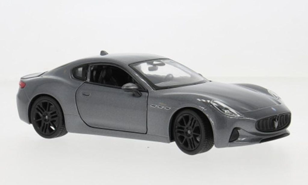 Welly WEL24125MET.GRAY - 1/24 / Maserati Gran Turismo Folgore, grau, 2023 - Neu