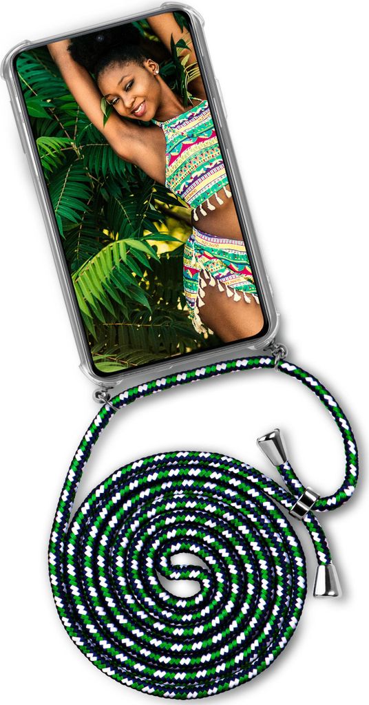 TWIST-Case + TWIST-Cord für Samsung Galaxy S21 Ultra, Farbe:Mama Africa (Silber)