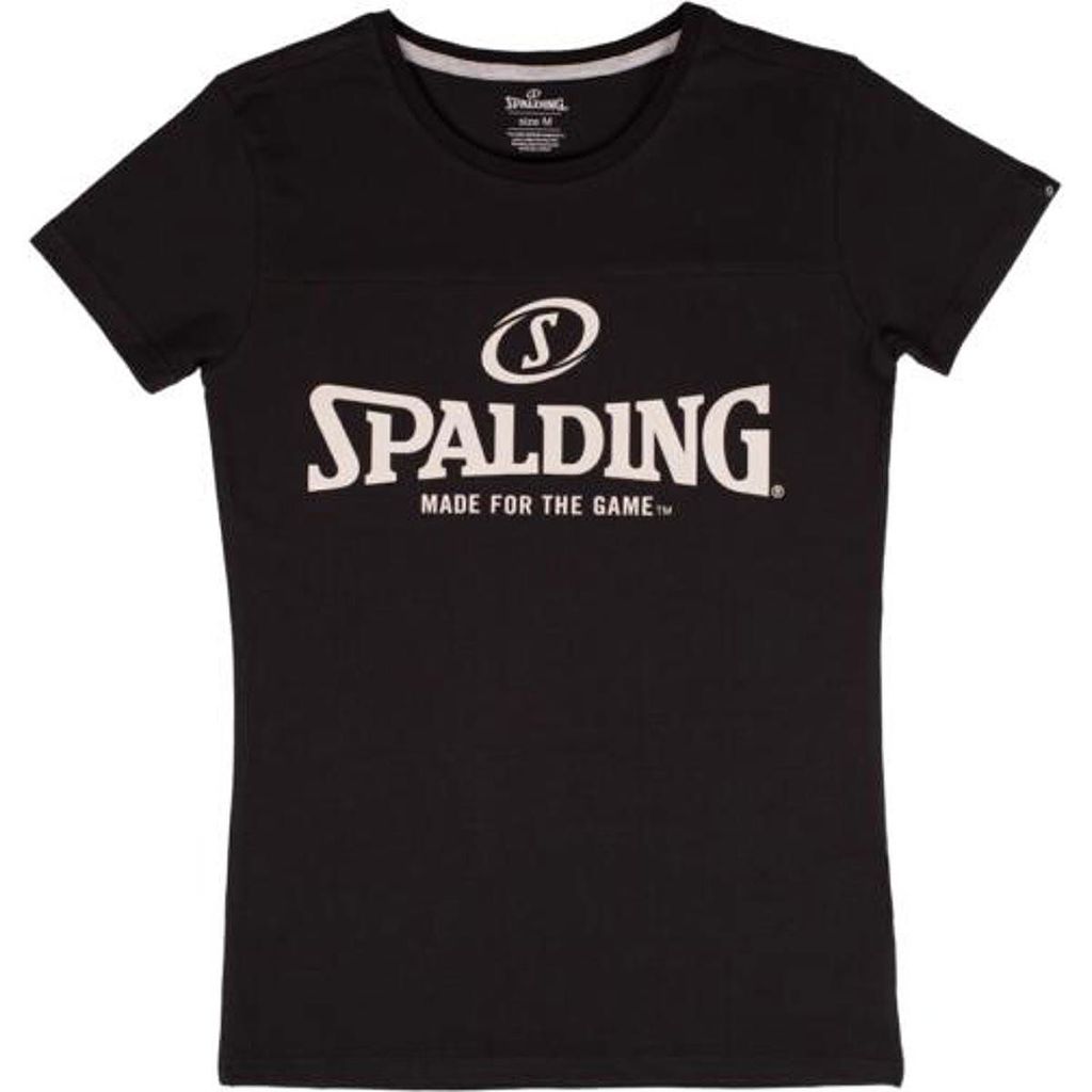 Spalding Essential Logo T-Shirt Damen - Schwarz | Größe: M