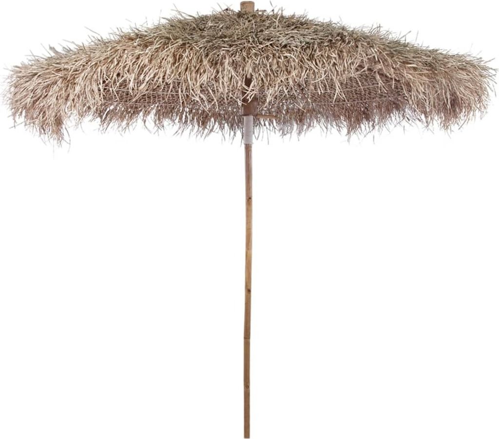 Bambus-Sonnenschirm mit Bananenblatt-Dach 210 cm