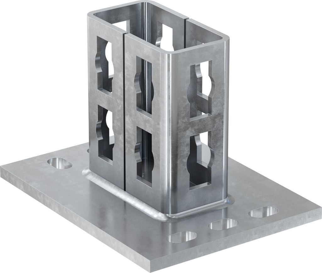 Fischer 562849, 170 mm, Sattelflansch, Stahl, 5 Stück(e), DIN EN 10088-3