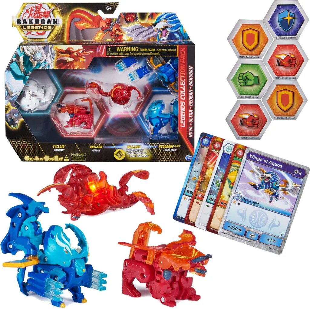 Bakugan Legends Battle Collection Pack Cycloid avec 5 Figurines Combat