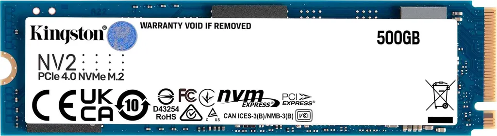 SSD Kingston NV2 500 Go M.2 pour corriger les lenteurs de votre PC