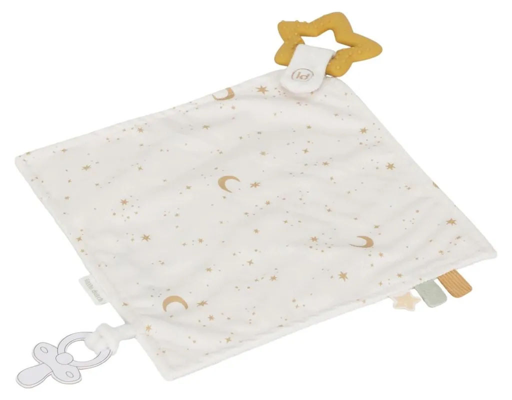 Anneau de dentition Little Dutch Naturals en coton bio et tissu douillet