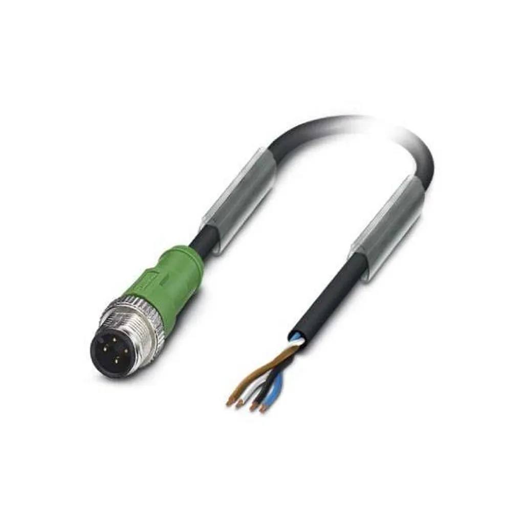 Cordon de raccordement M12 pour capteur actionneur 3m PUR 4 pôles
