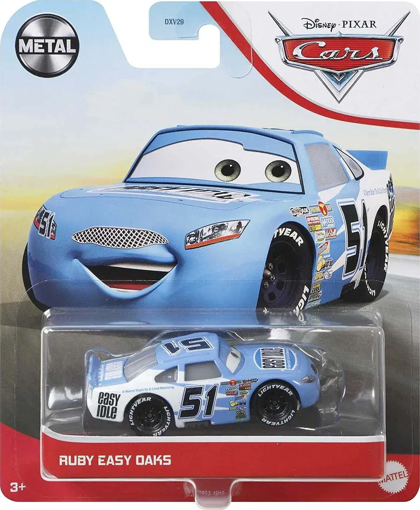 Petite voiture miniature Ruby Easy Oaks Cars Disney Pixar en métal 1:55