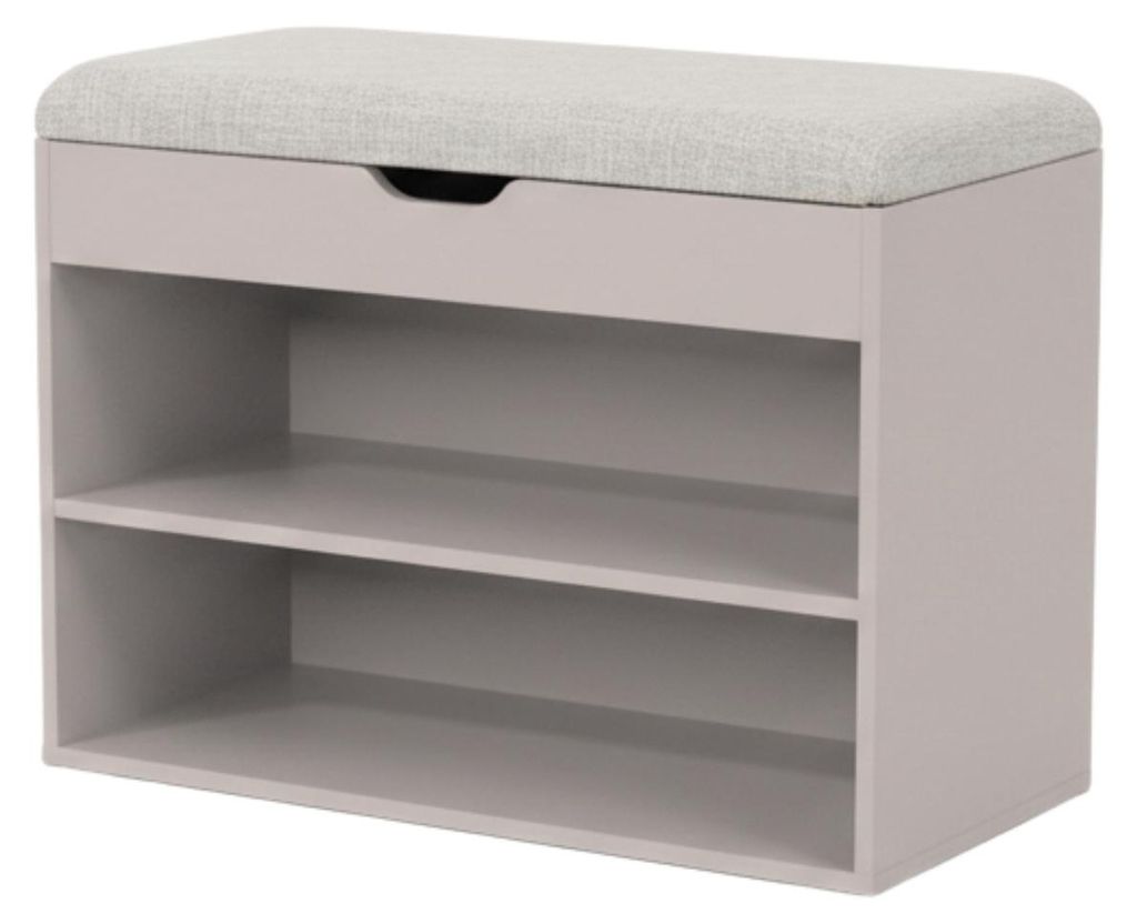 Szafka na buty z siedziskiem LEVA, 60 x 30 x 47 cm Zdjęcie produktu 