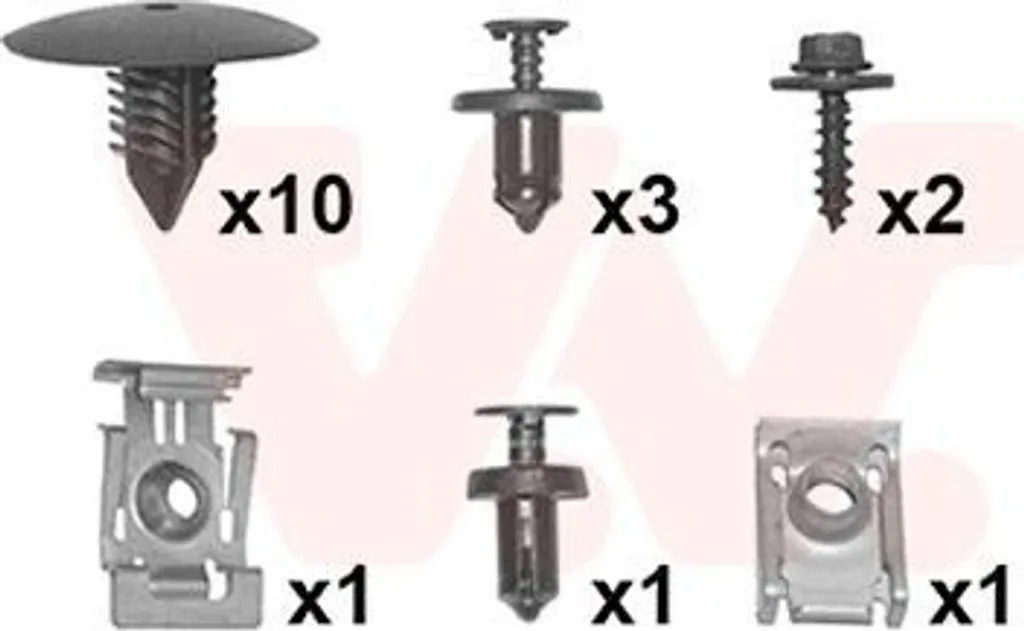 Kit Montaggio Parafango SX Renault Scénic II/Grand VAN WEZEL 4341393